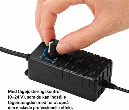 ⏳🔥50 % RABAT I BEGRÆNSET PERIODE! ⏰💨 Ultralyds-tågemaskine med 12 LED’er – Skaber kølig tåge og farverigt lys – Perfekt til luftfugtere, springvand eller Halloween-dekoration – kører lydløst i vand 💧✨