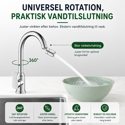 FlexiStrøm | 360-graders vandhane