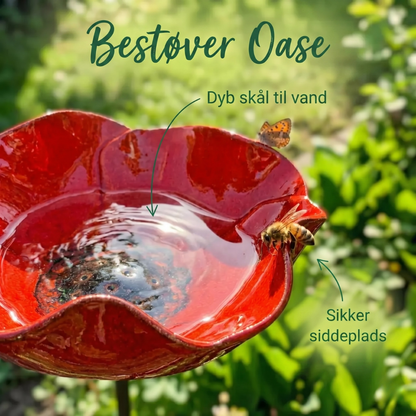 PetalHaven™ – Have Fuglebad & Bestøver Vandstation
