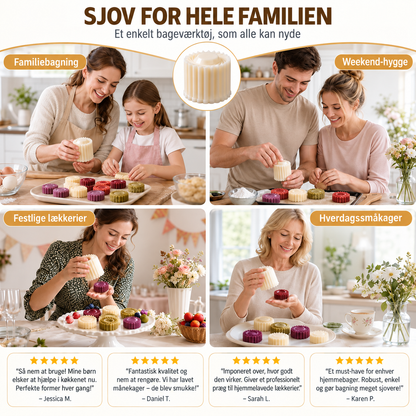 🥳 UDSALG 2026 🥳 Dobbeltsidet bageform til kreative kager
