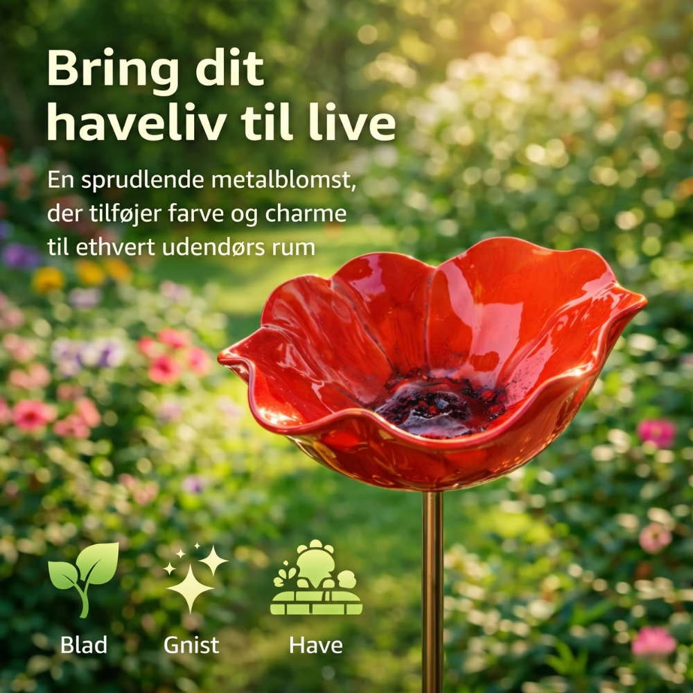 PetalHaven™ – Have Fuglebad & Bestøver Vandstation