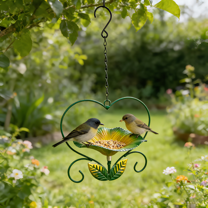 PetalPerch™ – Blomsterformet Hængende Foderstation til Fugle