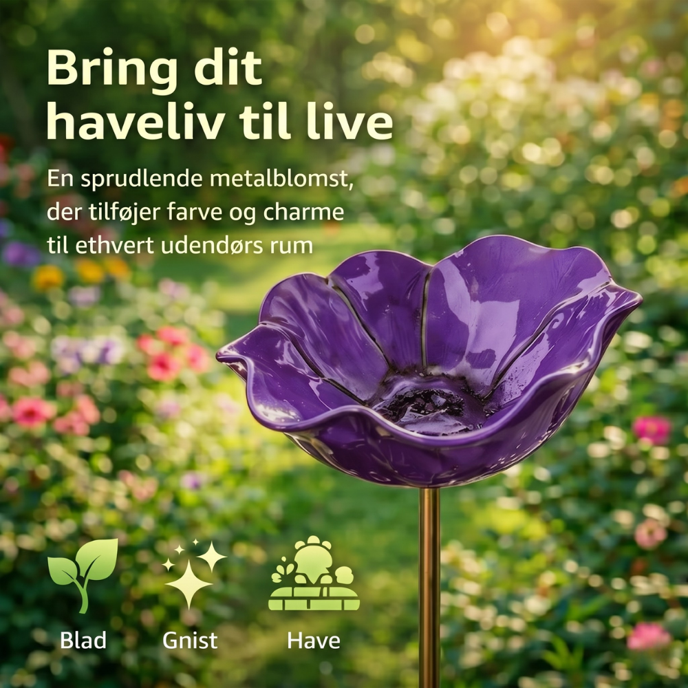 PetalHaven™ – Have Fuglebad & Bestøver Vandstation