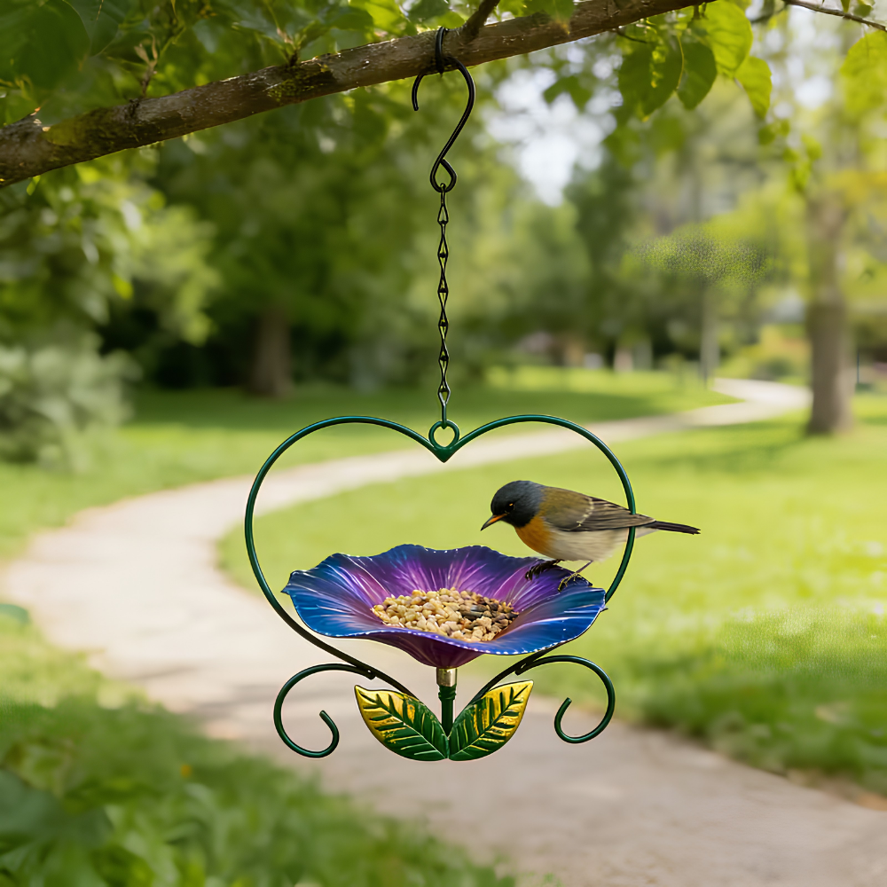 PetalPerch™ – Blomsterformet Hængende Foderstation til Fugle
