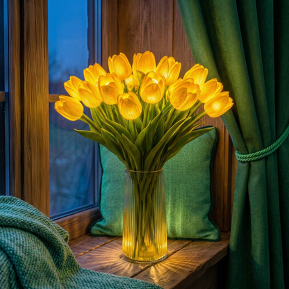 GlowPetal™ – Romantisk LED-Tulipanbuketlampe
