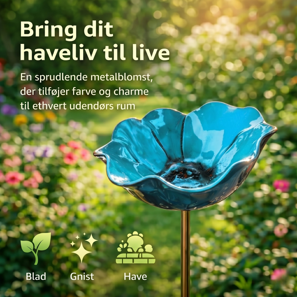 PetalHaven™ – Have Fuglebad & Bestøver Vandstation