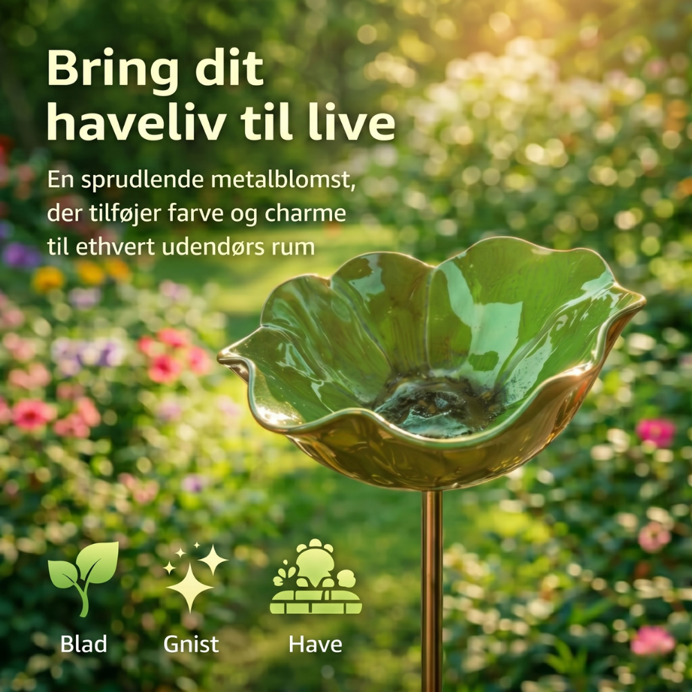 PetalHaven™ – Have Fuglebad & Bestøver Vandstation