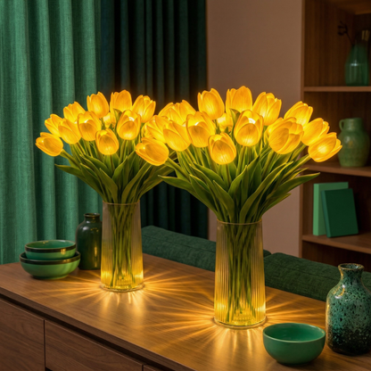 GlowPetal™ – Romantisk LED-Tulipanbuketlampe