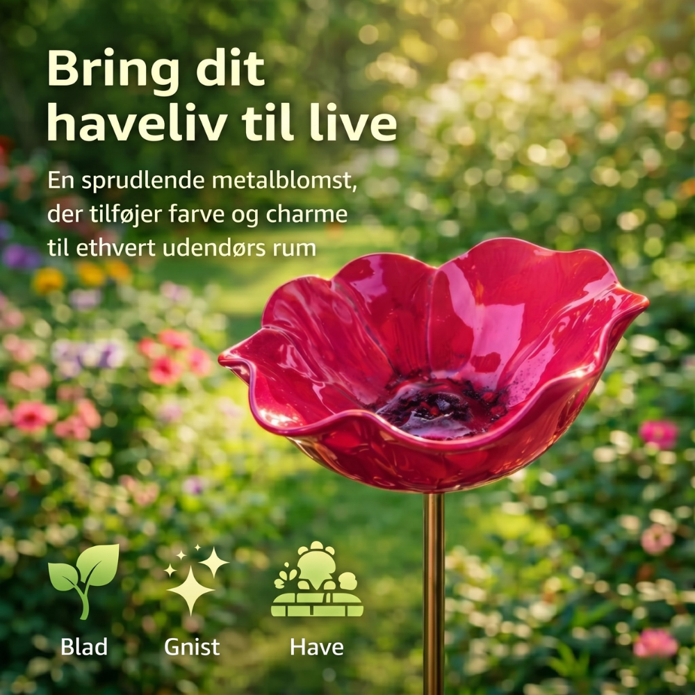 PetalHaven™ – Have Fuglebad & Bestøver Vandstation