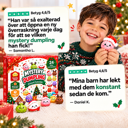 JuleKid™ Squishy-julekalender – 24 overraskelser
