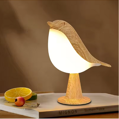 ZenGlow™ – Elegant Fugle-Inspireret Natbordslampe Lys