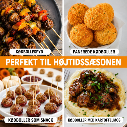 📢📢50 % RABAT!! ⏰Kødbollerform i rustfrit stål