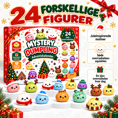 JuleKid™ Squishy-julekalender – 24 overraskelser