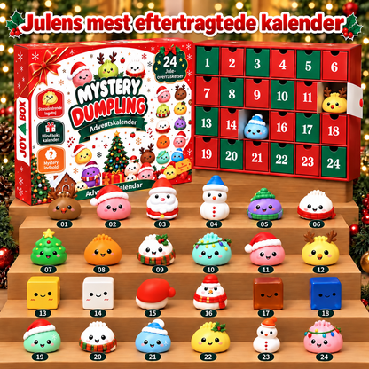 JuleKid™ Squishy-julekalender – 24 overraskelser
