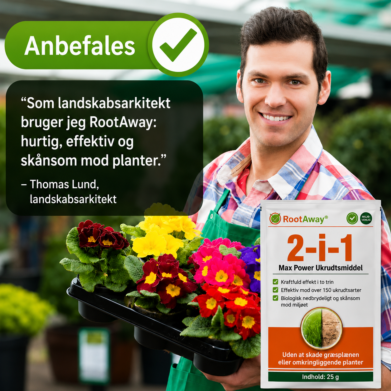 RootAway Pro™ Rødrenser – Hjælper med at opløse rødder og tilstopninger i afløbet