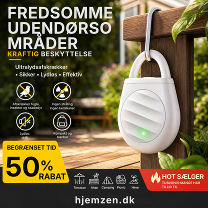 🐦Nu er der ikke længere problemer med fugle, dyr og græshopper! Bærbar nøglering med ultralydsfugleskræmmer