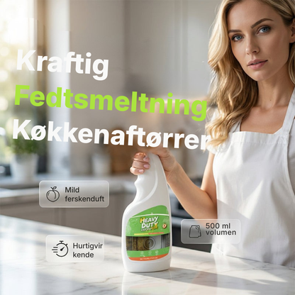 Kraftig affedtningsspray til køkkenet