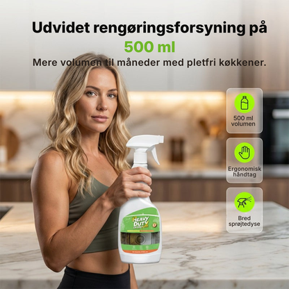 Kraftig affedtningsspray til køkkenet