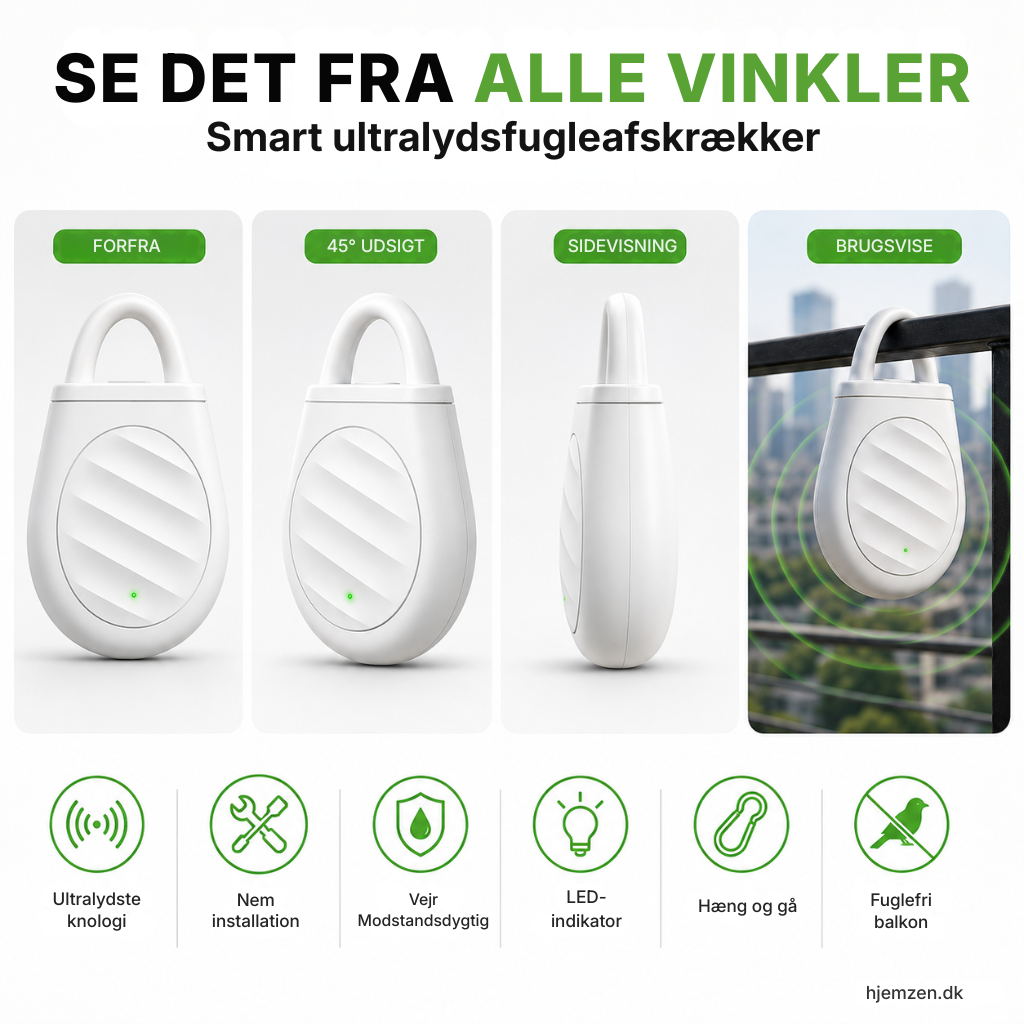 🐦Nu er der ikke længere problemer med fugle, dyr og græshopper! Bærbar nøglering med ultralydsfugleskræmmer