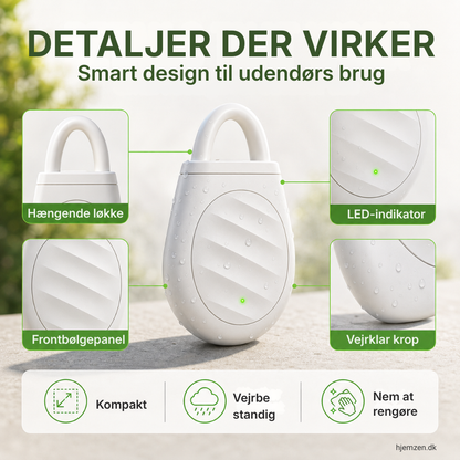 🐦Nu er der ikke længere problemer med fugle, dyr og græshopper! Bærbar nøglering med ultralydsfugleskræmmer