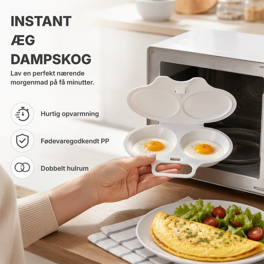Mikrobølgeovnsægkoger med låg og håndtag