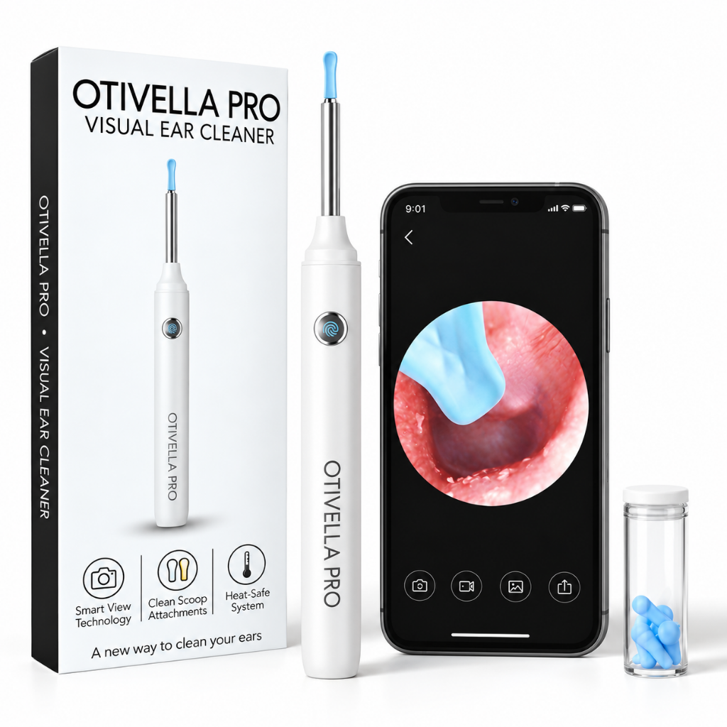 Otivella™ Pro | Den første visuelle ørerens med SmartSigt™-teknologi