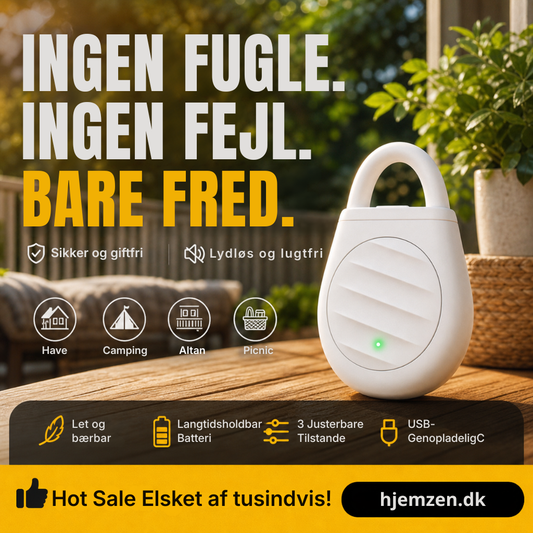 🐦Nu er der ikke længere problemer med fugle, dyr og græshopper! Bærbar nøglering med ultralydsfugleskræmmer