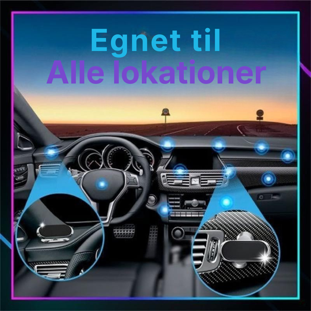 ✨ Ekstremt stærk og fleksibel magnetisk telefonholder til bilen – bøjelig og kraftfuld 🚗