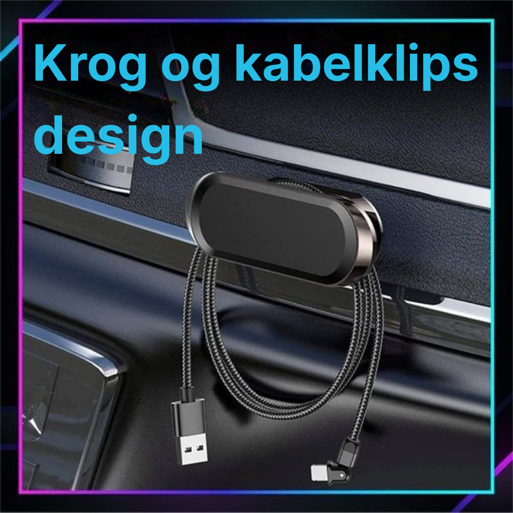 ✨ Ekstremt stærk og fleksibel magnetisk telefonholder til bilen – bøjelig og kraftfuld 🚗