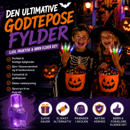 Halloween-mønstre til fingerprojektorer (4-pak)