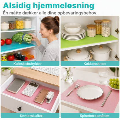 🧊 50 % RABAT! Hold dit køleskab rent i længere tid – vandtætte EVA-indsatser beskytter hylderne mod pletter og spild