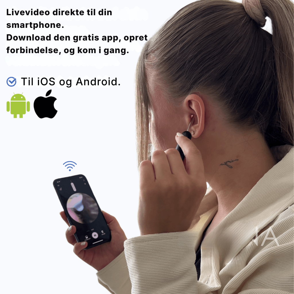 Otivella™ Pro | Den første visuelle ørerens med SmartSigt™-teknologi