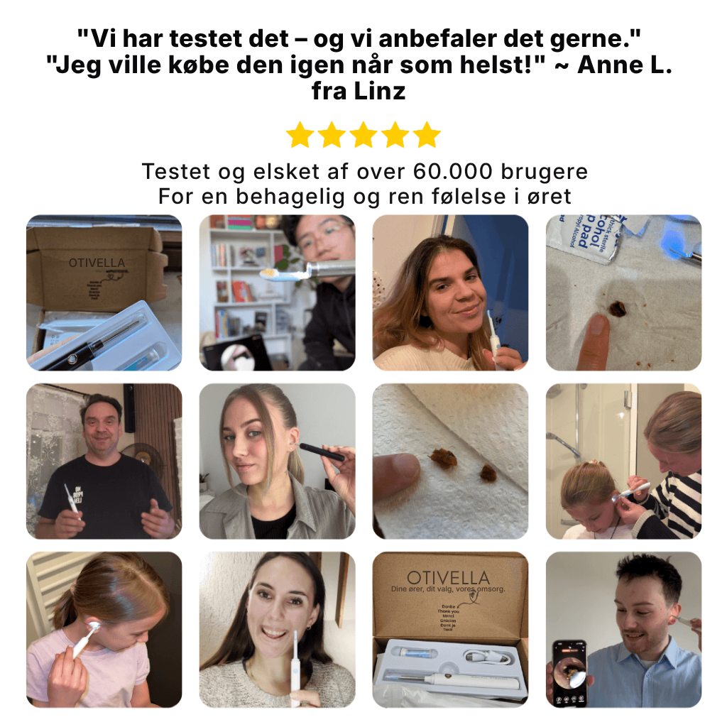 Otivella™ Pro | Den første visuelle ørerens med SmartSigt™-teknologi
