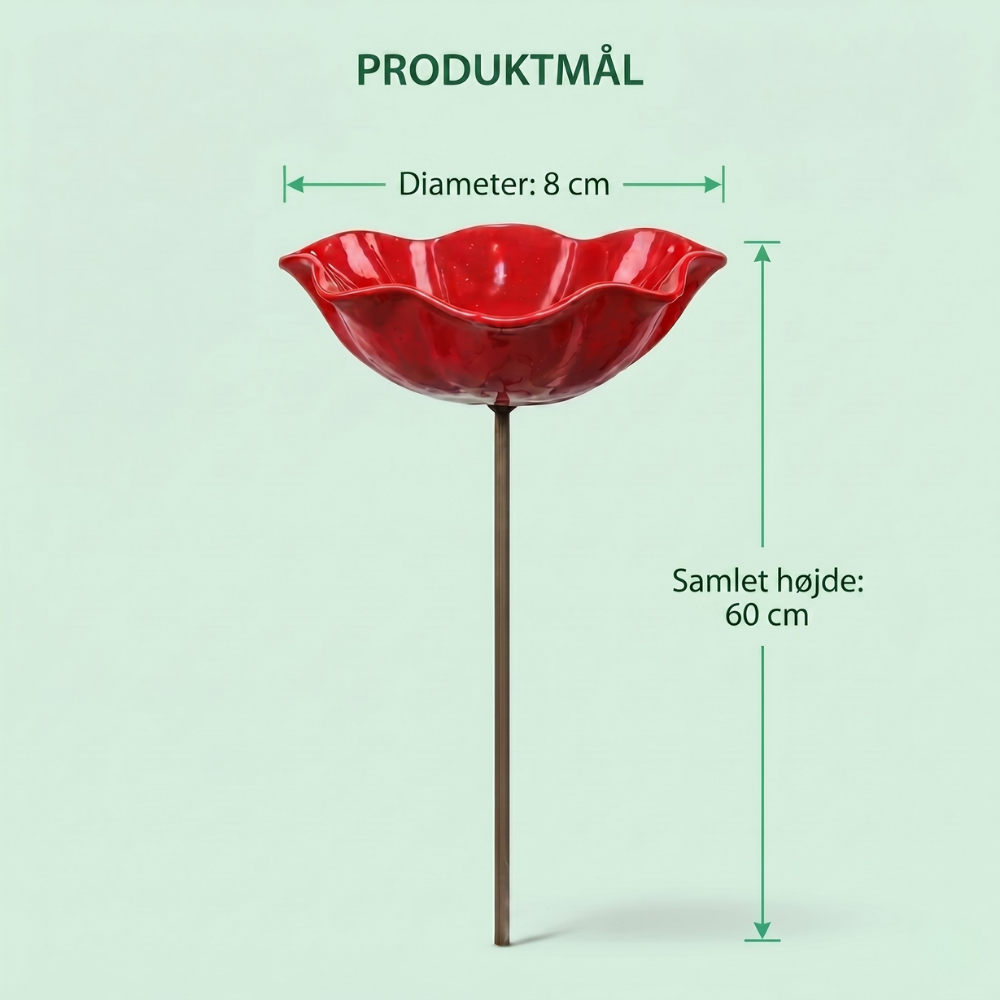 PetalHaven™ – Have Fuglebad & Bestøver Vandstation