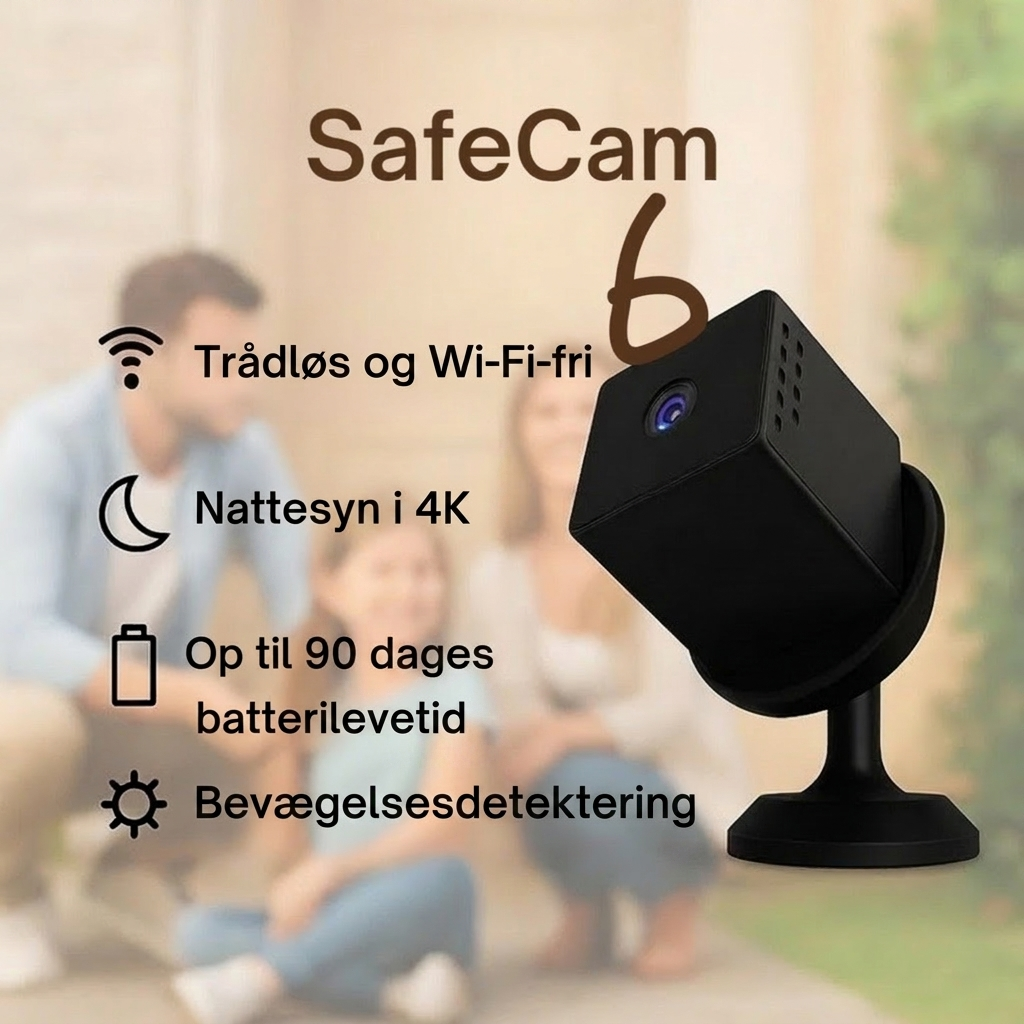 SafeCam Pro™ | Altid beskyttet – selv uden internet eller strøm