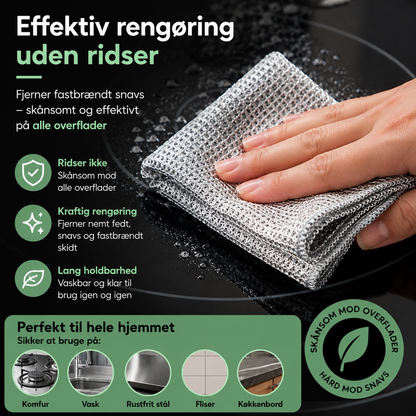 ReneLet™ | Ridsefri Rengøringsklud til Nem og Effektiv Rengøring