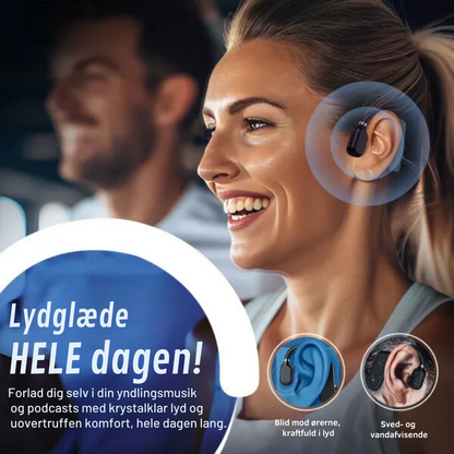 SoundWave | Knogelede høretelefoner| Perfekt til sport og fritidstøj