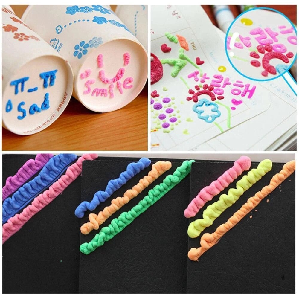 ✨ Skab magiske 3D-effekter – puffy-penne til kreative DIY-projekter