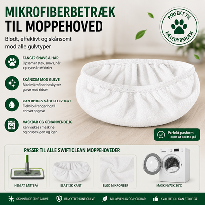 SwiftClean | Genanvendelig Mikrofiber Swiffer Støvklud