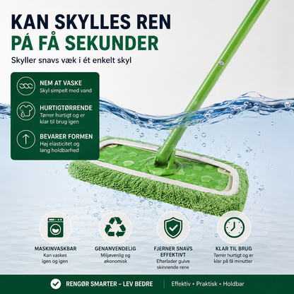 SwiftClean | Genanvendelig Mikrofiber Swiffer Støvklud