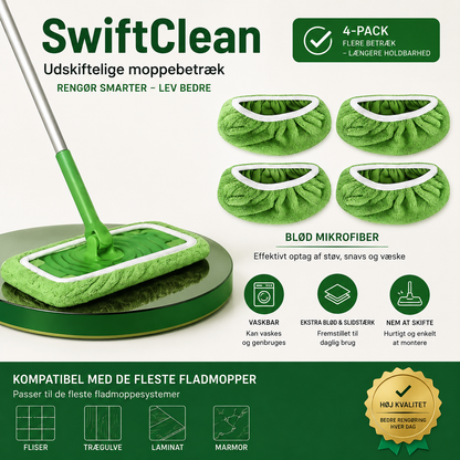SwiftClean | Genanvendelig Mikrofiber Swiffer Støvklud