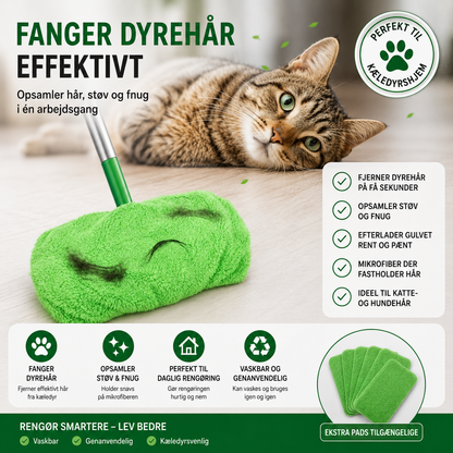 SwiftClean | Genanvendelig Mikrofiber Swiffer Støvklud