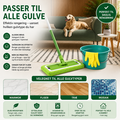 SwiftClean | Genanvendelig Mikrofiber Swiffer Støvklud