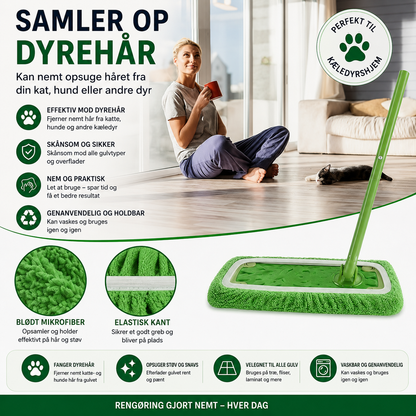 SwiftClean | Genanvendelig Mikrofiber Swiffer Støvklud