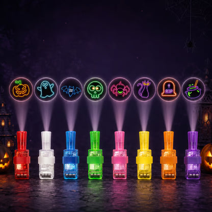 Halloween-mønstre til fingerprojektorer (4-pak)
