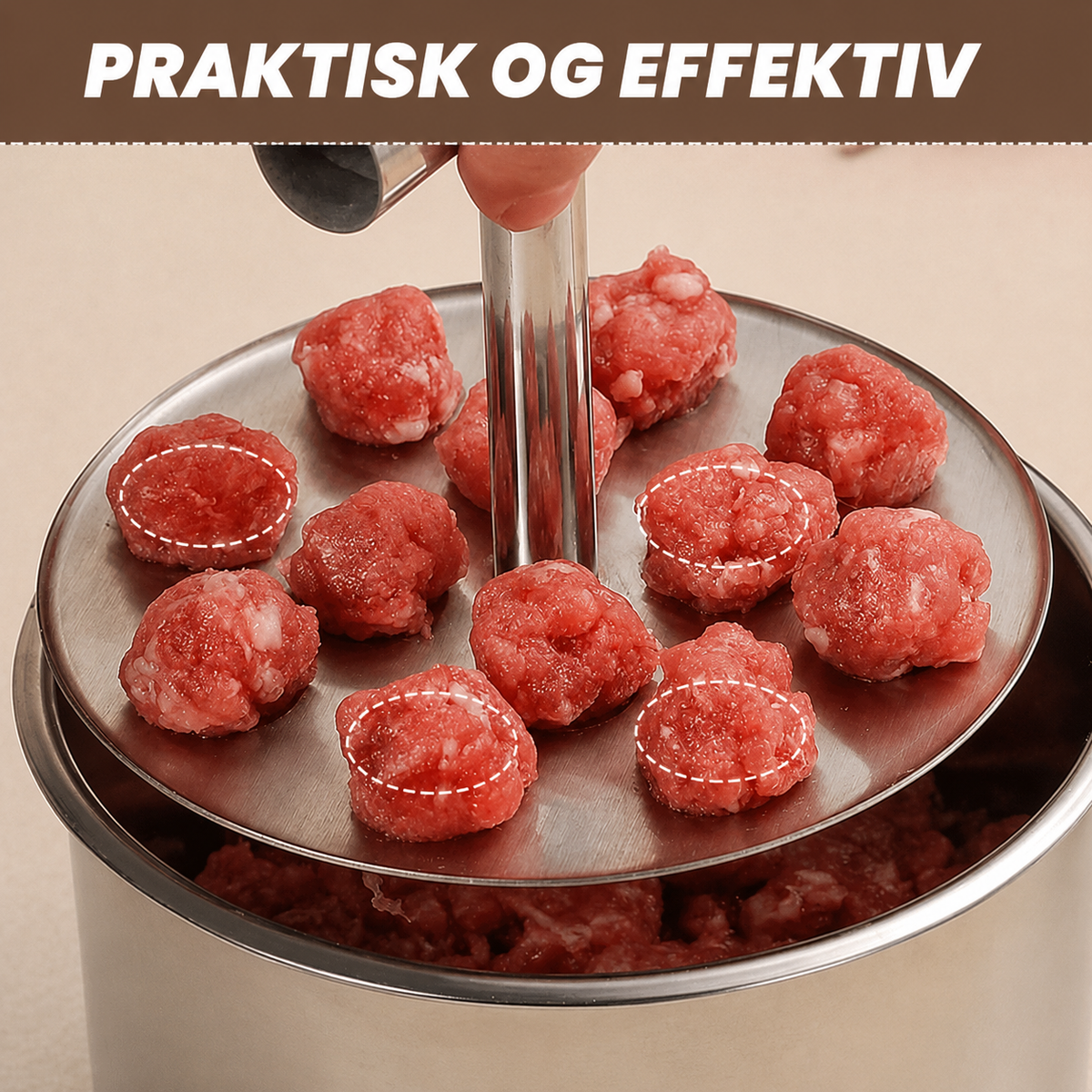 🎁Køkkenform til kødboller i rustfrit stål