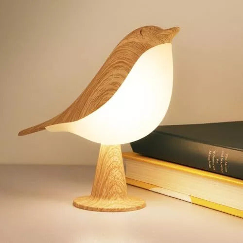 ZenGlow™ – Elegant Fugle-Inspireret Natbordslampe Lys
