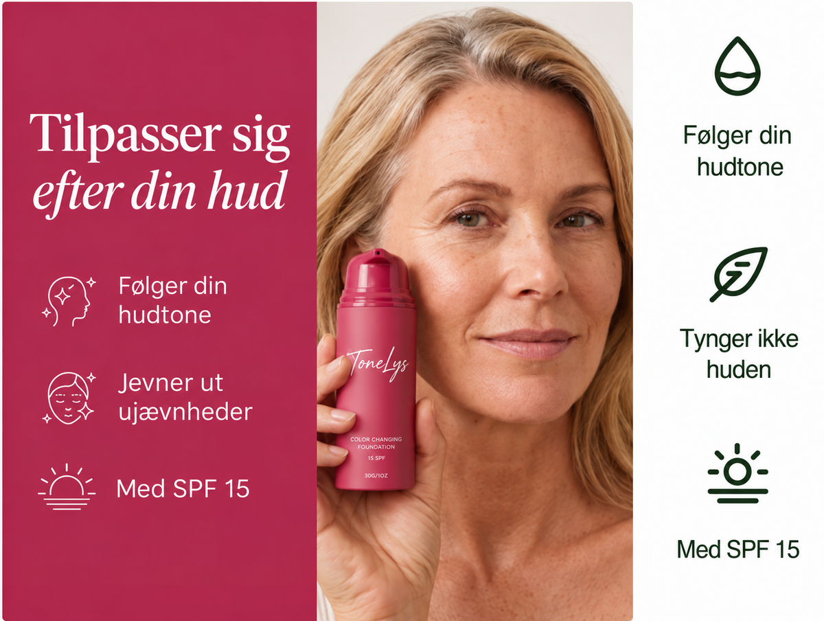 ToneLys™ Farvetilpassende Foundation