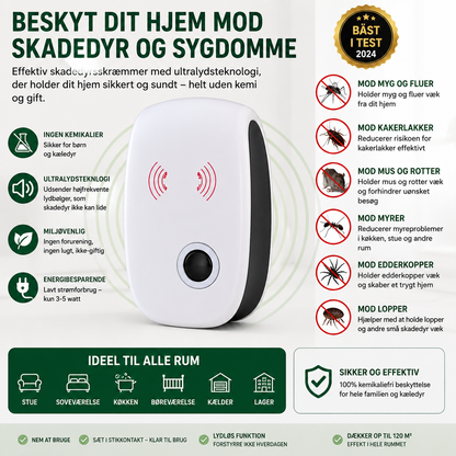 Skadedyrsskræmmer | Beskyt dit hjem mod skadedyr