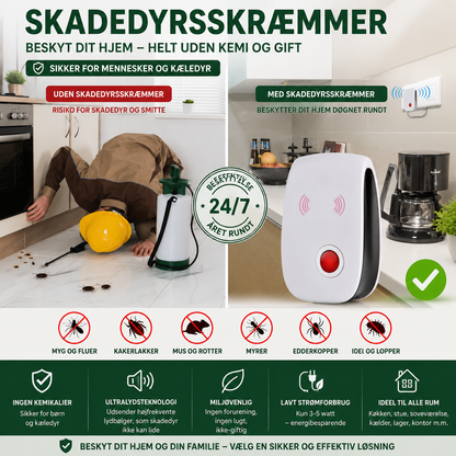 Skadedyrsskræmmer | Beskyt dit hjem mod skadedyr